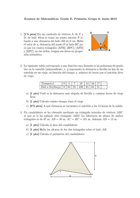 Ex Men Junio Preguntas Examen De Aticas Grado E Primaria