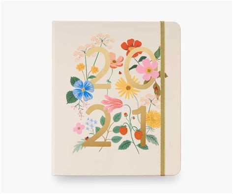 Rifle Paper Co 2021 Covered Binder Planner Wild Garden