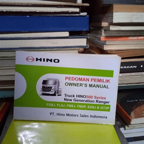 Jual Buku Pedoman Pemilik Manual Book Truck Hino Series Di Seller