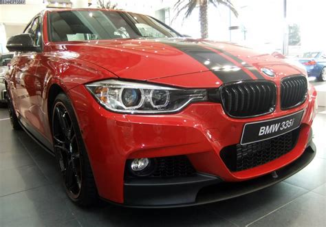 Bmw M Performance 3er F30 Roter 335i Mit Tuning Zubehör Vom Werk