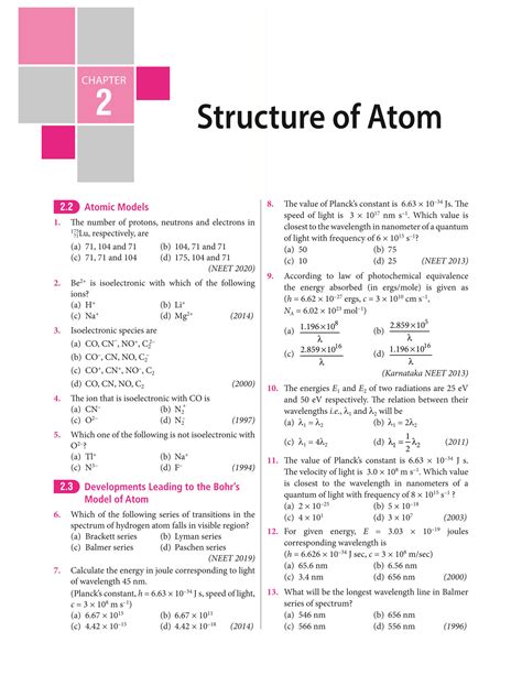 Solution Structure Of Atom Mcqs Studypool