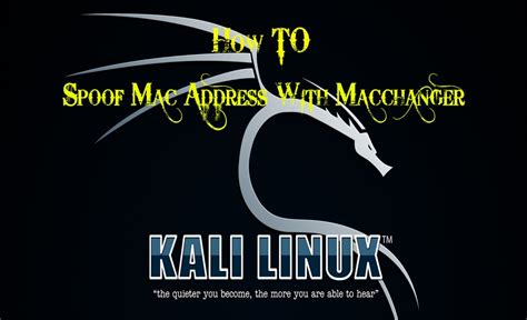 How To Get Own Mac Address Kali Linux Overmopa