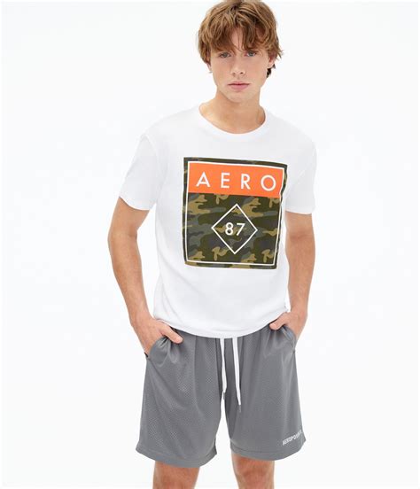 Playera Aeropostale Estampada Hombre Modelo 6 Mundo De Playeras