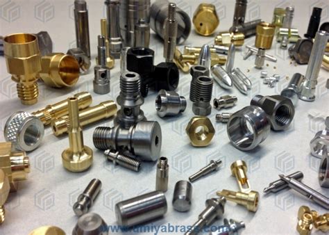 Brass Cnc Turned Components Brass Precision Turned Components Brass