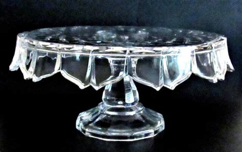 Shannon Godinger Lead Crystal 11 Round Pedestal Cake Plate Stand Ebay