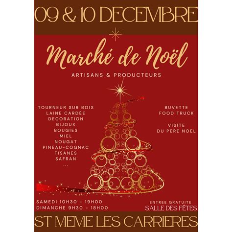 Marché de noël artisanal et gourmand