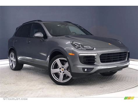 Meteor Grey Metallic 2016 Porsche Cayenne S Exterior Photo 139664482