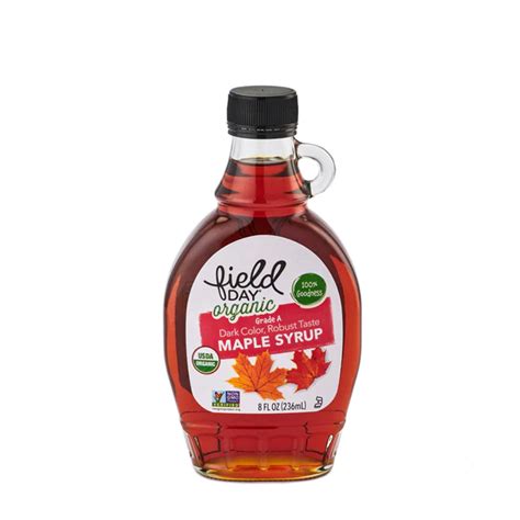 Field Day Organic Grade A Maple Syrup 236ml Lazada PH