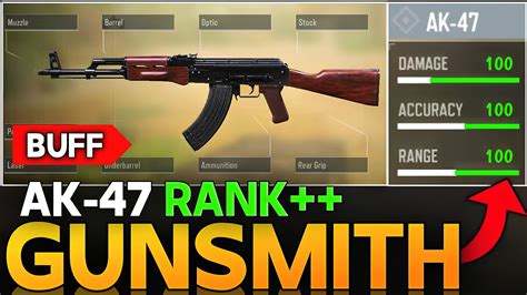 BEST AK 47 GUNSMITH IN CALL OF DUTY MOBILE FOR MULTIPLAYER AND BATTEL