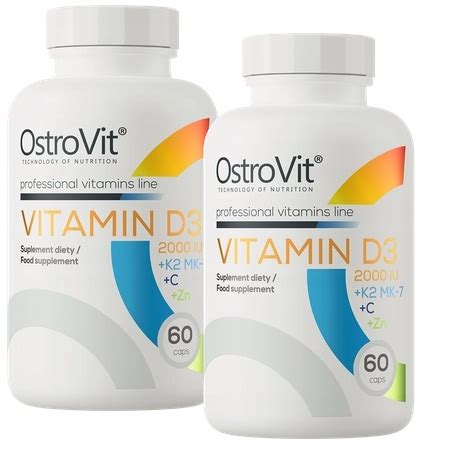 Ostrovit Witamina D Iu K Mk Wit C Cynk Kaps Vitamin