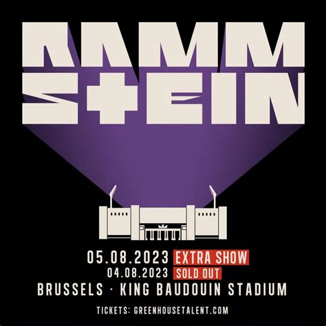 Concert Rammstein - 05/08/2023 - Bruxelles - Stade Roi Baudouin / Koning Boudewijnstadion - Belgique