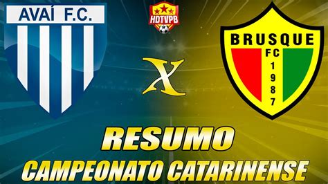 Brusque Empata Ava Em A Pelo Campeonato Catarinense Youtube