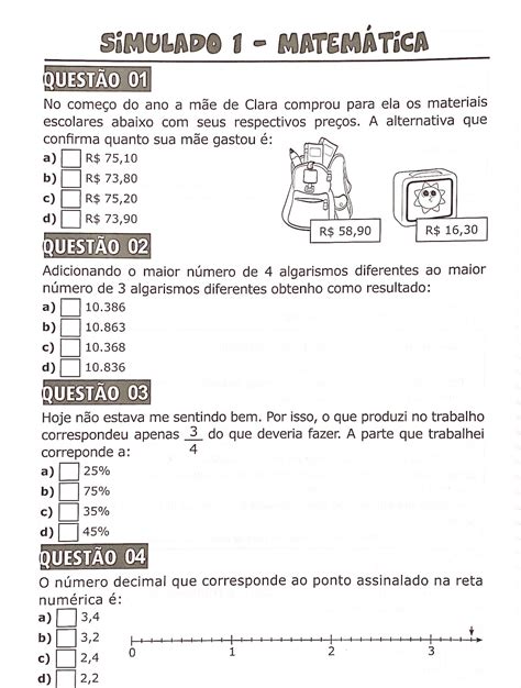 Atividade De Matematica 5 Ano Para Imprimir Braincp