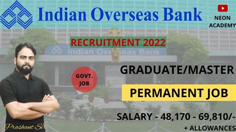 Indian Overseas Bank Recruitment 2022 IOB Specialist Officer