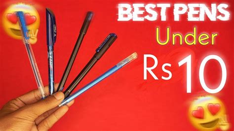 Best Gel Pens Under Rupees Best Waterproof Pens In India