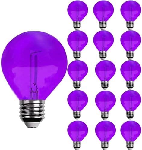 S14 Purple Replacement Light Bulbs 1W LED String Light Bulb Plastic