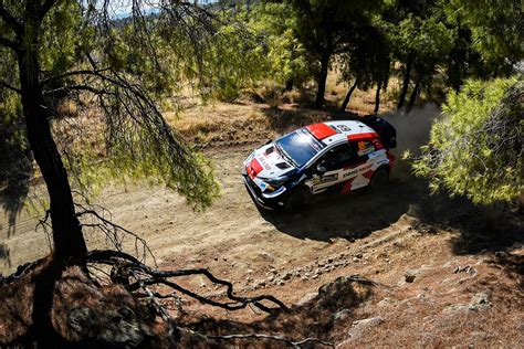 Rallye de l Acropole J2 mi journée Rovanperä creuse l écart