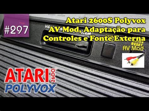 Manuten O Atari S Polyvox Av Mod Adapta O Para Controles