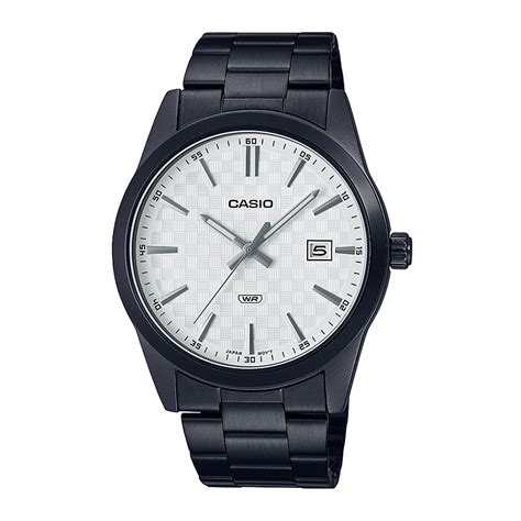 Reloj CASIO MTP VD03B 1A Acero Hombre Negro Btime