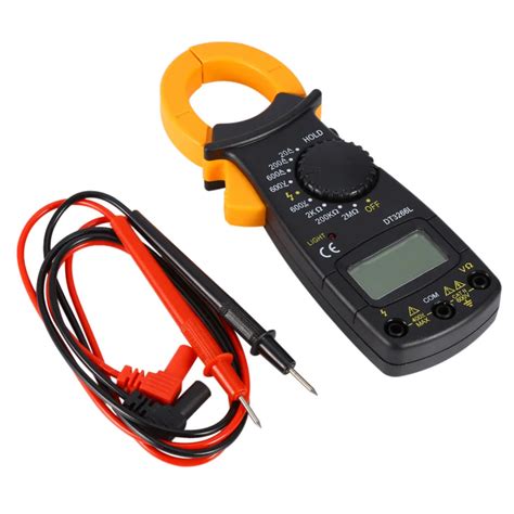 Dt 3266l Digital Amper Clamp Meter Multimeter Current Clamp Pincers