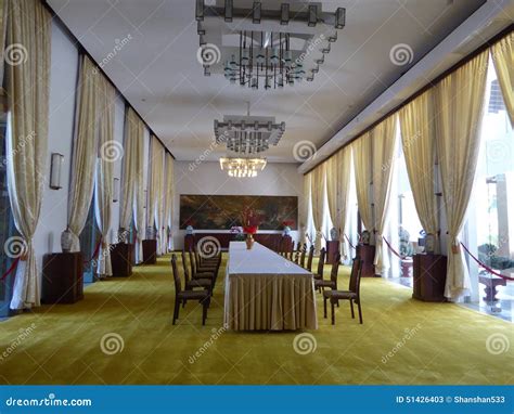 Inside Dining Area at the Independence Palace Vietnam Editorial Stock Photo - Image of asia ...