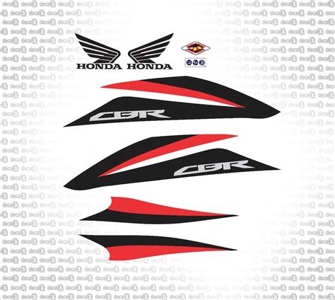 Kit Adesivos Honda Cbr 600f 2011 Vermelha E Branca Cbr6f006 R 129 90