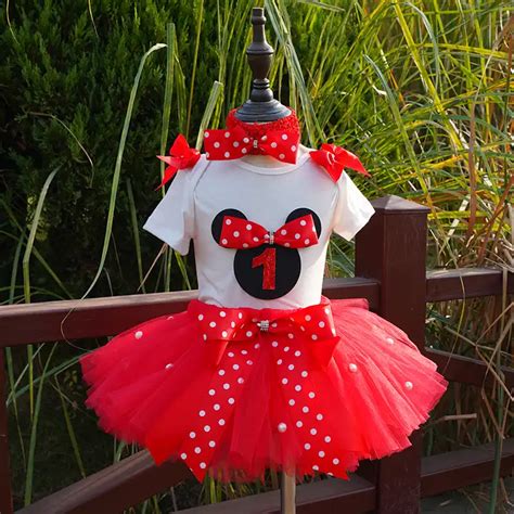 Venta vestuario de minnie para cumpleaños en stock