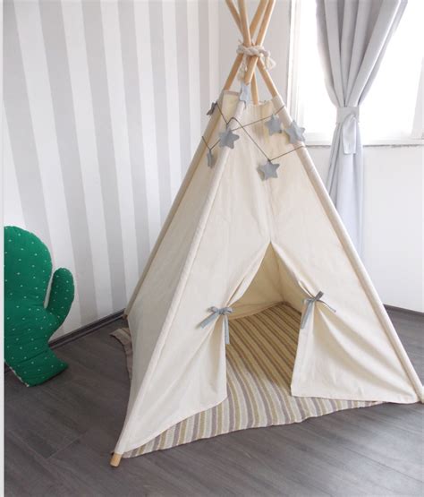 Teepee Casita Para Ni Os Tienda De Campa A Tipi Infantil Cru