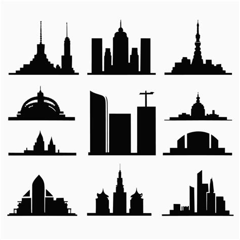 Gr Fico Vectorial De Edificios Urbanos Para Dise Adores Vector Premium