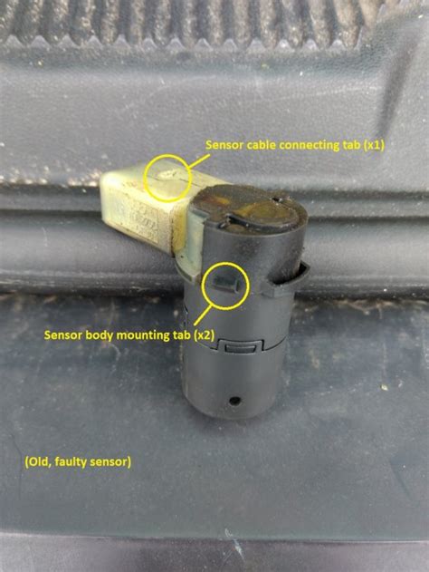 How To Change A Faulty Rear Parking Sensor Skoda Octavia Mk Ii