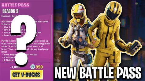 New Season 3 Battle Pass News Fortnite Battle Royale Update Youtube