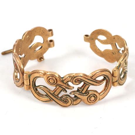 Armband Brons Kalevala Koru Finland Tal Smycken Delstenar