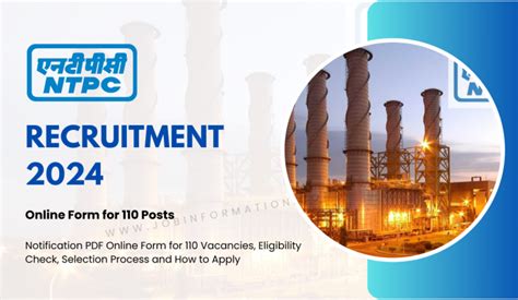 Ntpc Recruitment Out Notification Pdf Online Form For