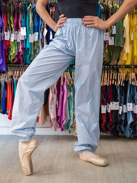 Sky Blue Warm Up Dance Trash Bag Pants Mp5003