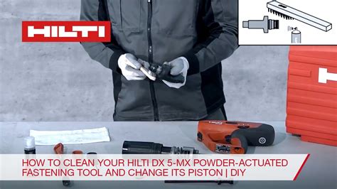 How To Clean Your Hilti Dx Mx Powder Actuated Fastening Tool And