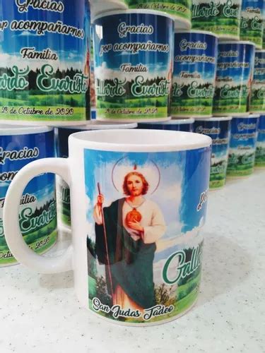 Tazas Personalizadas San Judas Tadeo Recuerdo Novena En Venta En