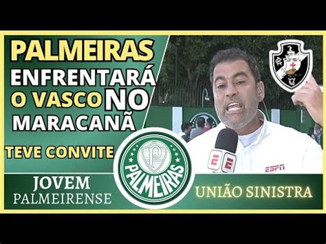 UNIÃO SINISTRA VASCO E PALMEIRAS SE ENFRENTAM NO MARACANÃ TEVE