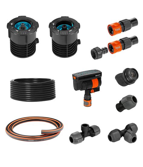 Gardena Sprinklersystem Komplett Set Pipeline Mit Viereckregner Dehner