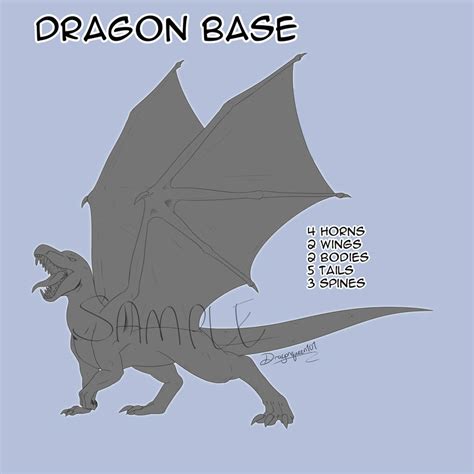 Dragon Base by Dragonqueen-Adopts on DeviantArt