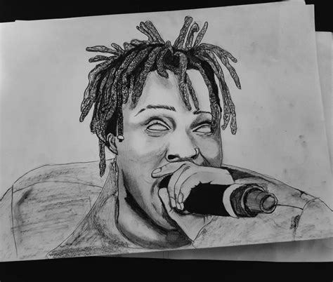 Juice Wrld Drawings Tried To Draw Juice Wrld In Class Juicewrld