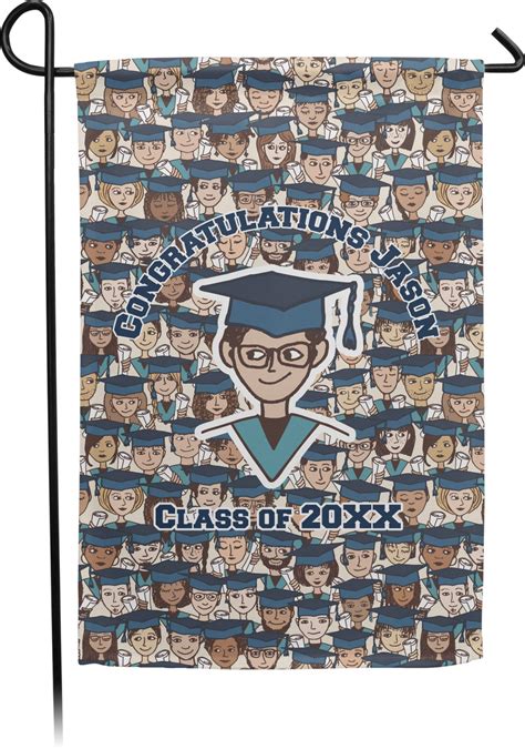 Custom Graduating Students Small Garden Flag Double Sided W Name Or