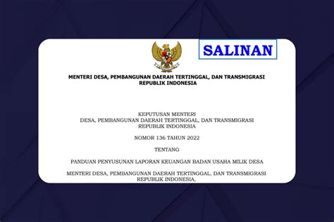 Peran Pkn Stan Dalam Terbitnya Kepmen Desa Pdtt 136 Tahun 2022 Tentang Panduan Penyusunan