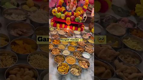 Ganpati Visarjan Day 🙏 Ganpati Bappa Maurya Shorts Youtube