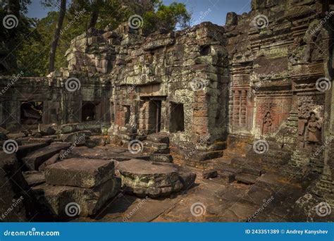 Angkor Wat Is A Huge Hindu Temple Complex In Cambodia Stock Image