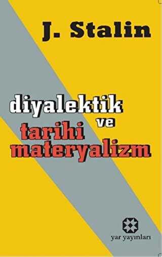 Diyalektik Ve Tarihi Materyalizm Bkmkitap