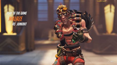 Junkrat Gameplay Potg Overwatch Junkrat Highlights Youtube