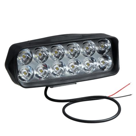 12v led headlights modified external spotlight 12 lamp beads abs shell for electric vehicle ...