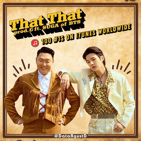 That That by PSY Prod Feat SUGA of BTS ขนอนดบ 1 บน iTunes