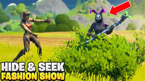 HIDE SEEK FORTNITE FASHION SHOW YouTube