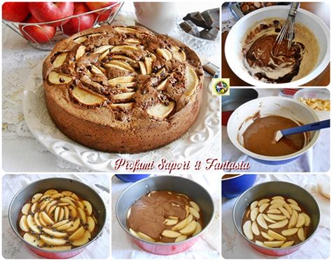 Torta Di Mele Al Cioccolato Con Amaretti